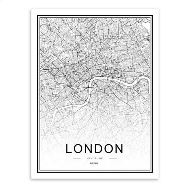 Arte De Pared Sin Marco Linear Painting Nordic Poster Canvas Artwork Para La Decoración De De 3 21x30cm Macarena Pintura de la lona