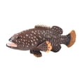 thumbnail image 4 of Modelo de Juguete de Animal Marino, Juguetes Cognitivos para Niños, Juguete Educativo, Figuras de Trucha Roja, Figuras de Perca para Fiestas, Niños Y marrón oscuro, 4 of 8