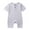 Gray, variant on Girls' Jumpsuits & Rompers Child'S Summer Jumpsuit Boys and Girls Baby Botton Short Sleeve Round Neck Cute Solid Shorts Rompers New Casual Winter Jumpsuits Navy 6 Months