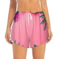 thumbnail image 4 of Lsque Summer Fruits And Sunglasses Printed Women's Running Shorts with Liner Pockets,Elastic Quick Dry Workout Athletic Gym Yoga Shorts,Womens High Waist Shorts-Small, 4 of 9