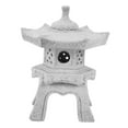 thumbnail image 4 of GOOHOCHY Grey Sandstone Mini Lantern Statue for Garden Zen Decor with Openable Top Section 6.5 Inches, 4 of 8