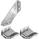 thumbnail image 1 of Conector de Esquina Universal para Muebles de 20 Piezas, Conector de FijacióN en áNgulo, de Soporte Triangular, Soporte de Esquina de Acero Inoxidable, 1 of 5