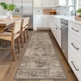 thumbnail image 3 of KUETH 2'X7' Runner Rug Non Slip Hallway Vintage Rugs, Machine Washable Rug for Entryway, Kitchen and Bedroom and Passage, Ultra-Thin, 3 of 7