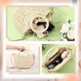 thumbnail image 4 of Bolso de paja Frienda Summer Beach hecho a mano para mujer, 4 of 7