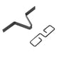 thumbnail image 5 of Hook de la Cadena de Lluvia, Clip de Canalones de la Cadena de Lluvia de Hierro Black Universal Zinc Proceso para Bajante, 5 of 7