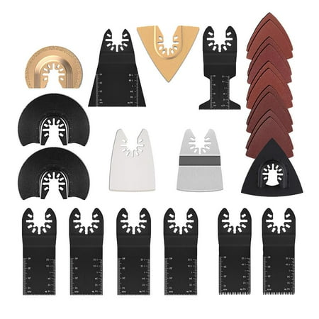 

25pcs Oscillating Saw Blades Universal Oscillating Multifunctional Tool Blades Kit With Clear Scales
