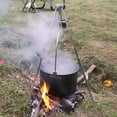 thumbnail image 1 of Hanging Pot Camping Pot Single Pot for Outdoor Camping Hiking Cooking,, 1 of 5