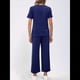 thumbnail image 4 of Conjunto Deportivo de Dos Piezas para Mujer, Informal, de Corta y Pantalón . Azul Oscuro XL, 4 of 5