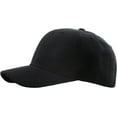 thumbnail image 3 of Solid Curved Brim Fitted Baseball Cap, 3 of 5