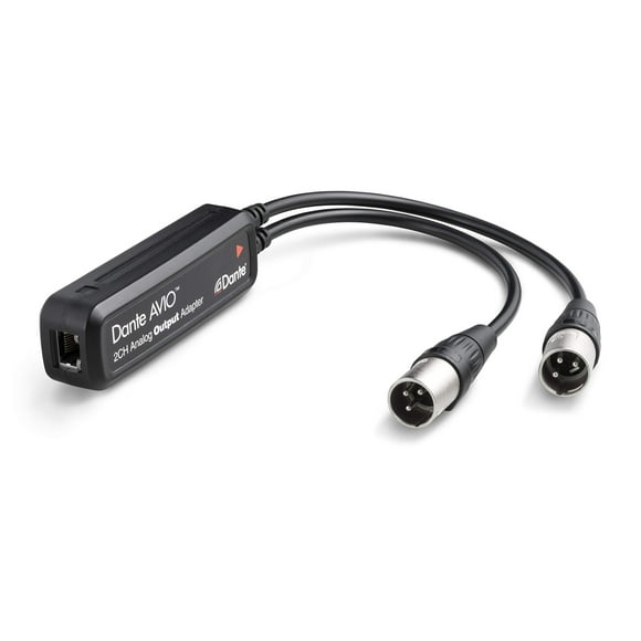 Adaptador de salida analógica Dante AVIO de 2 canales - Audinate