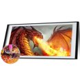 thumbnail image 2 of Cuadros Decorativos Taladro redondo completo Dragon Spitfire Diamond Painting Rhinestone Crafts (Y404) Wdftyju embutido en tela, 2 of 9