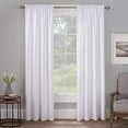 thumbnail image 2 of White 84 x 42 Braxton Thermaback Blackout Curtain Panel by Eclipse Collection, 2 of 5