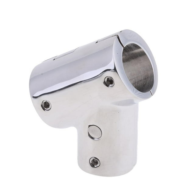 Inoxidable de Grado 316 DYNWAVEMX Accesorio para té con barandilla para barcos 60 Grados 7/8 22 Mm