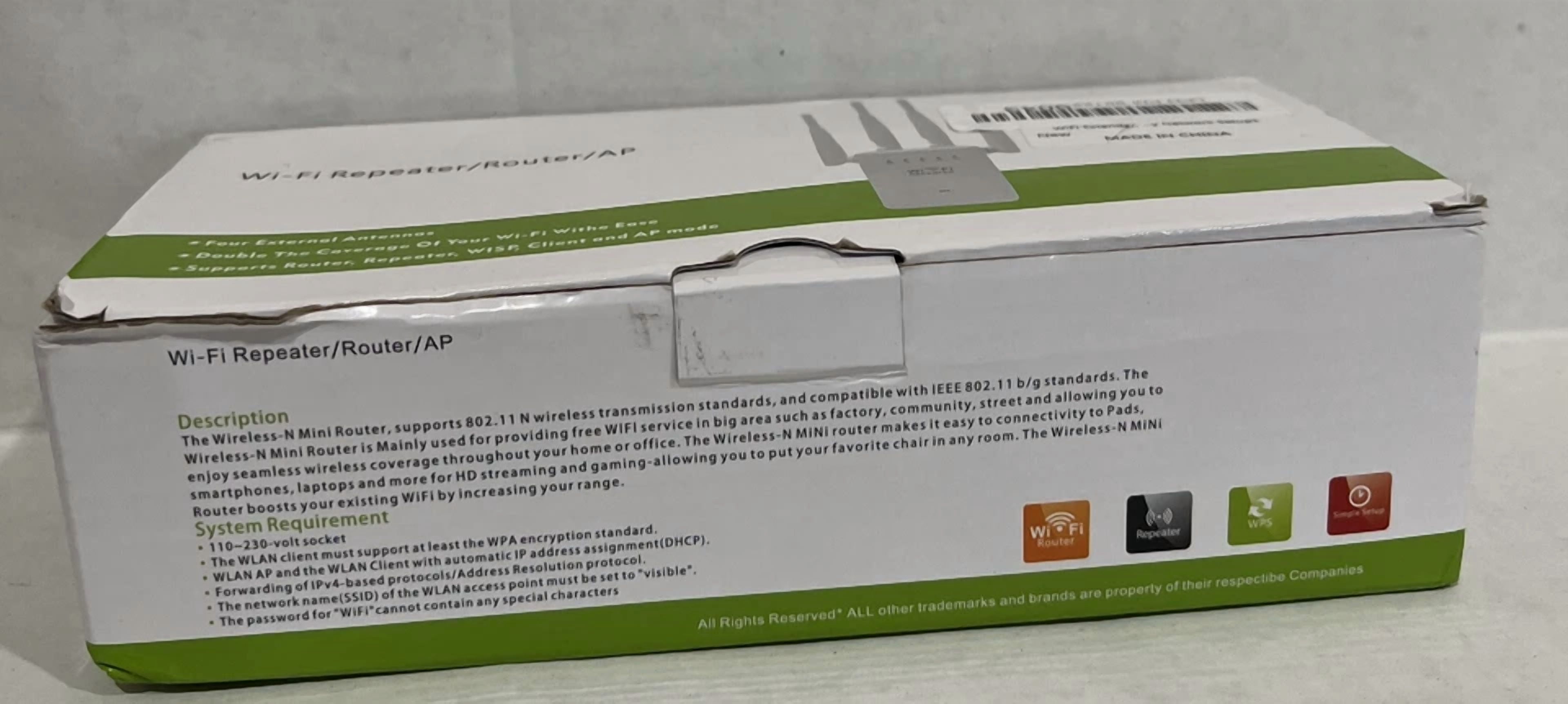 CRESTIN- 300M Wifi Repeater Router Ap