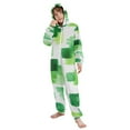 thumbnail image 5 of Vzayyk 4T-14Y Size Aviliable Cozy One-Piece Footless Sleeper Pajama Watercolor Green, 5 of 8