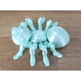 thumbnail image 2 of Clever Contraption Jumbo Friendly Fidget Spider | Flexible Articulating 3D Printed Companion for & Adults, 2 of 9