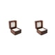 thumbnail image 4 of Caja de joyería Minnieouse para Matrimonio Ceremonia de boda anillo Colgante Soporte color Negro, 4 of 6