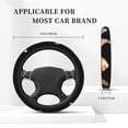 thumbnail image 3 of Uemuo Coffee Gnome (2) Printed Car Elastic Steering Wheel Cover - Universal Car Accessory for Diverse Cars Anti-Slip, and Comfortable- 15", 3 of 8
