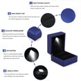 thumbnail image 1 of Ring Box  Led Ring Box LED Ring Box Illuminated Ring Box For Marriage Proposal Ring Box With LED Interior Lighting For Engagement Wedding, 1 of 8