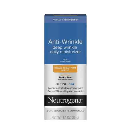Neutrogena Ageless Intensives Retinol Wrinkle Cream SPF 20, 1.4