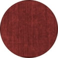 thumbnail image 1 of Ahgly Company Indoor Round Solid Red Modern Area Rugs, 7' Round, 1 of 4