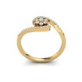 thumbnail image 3 of Genuine 0.75ctw Round Cut Diamond Prong Fancy Ladies Engagement Bridal Ring Solid 18K Gold G SI1, 3 of 3
