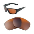 thumbnail image 4 of Walleva Brown Polarized Replacement Lenses for Costa Del Mar Tuna Alley Sunglasses, 4 of 5