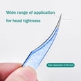 thumbnail image 3 of Pinzas para extensiones de pestañas, pinzas para botas con grietas de hielo amarillas para hacer volumen y abanicos clásicos, juego de 5 pinzas para pestañas, 3 of 6