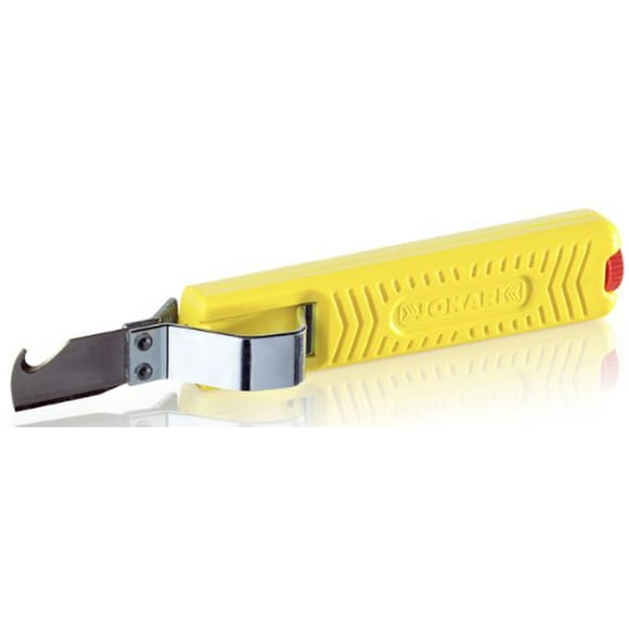 Jokari 10282 Standard Version Secura Cable Stripping Knife for All Standard Round Cables, No. 28H, 17cm L x 2.9cm W x 3cm H