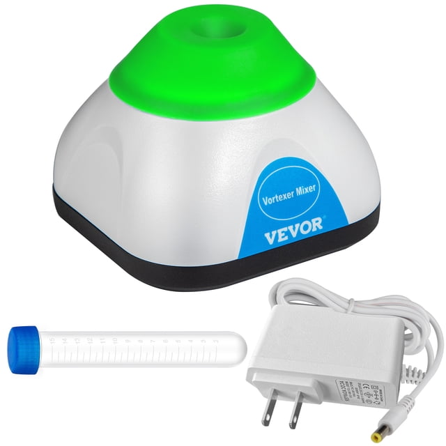 VEVOR Vortex Mixer, 3000RPM Mini Vortex Mixer Shaker, Touch Function Scientific Lab Vortex Shaker, Mix Up to 50ml, 6mm Orbital Diameter for Test Tube, Tattoo Ink, Nail Polish, Eyelash Adhesives, Paint