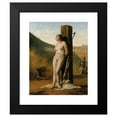 thumbnail image 2 of Jules-Antoine Duvaux 20x24 Black Modern Framed Museum Art Print Titled - Blandina in the Amphitheater of Lyon, 2 of 5