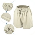 thumbnail image 3 of Unique Bargains Women's Flowy Running Shorts High Waisted Workout Shorts Khaki Size XL, 3 of 7
