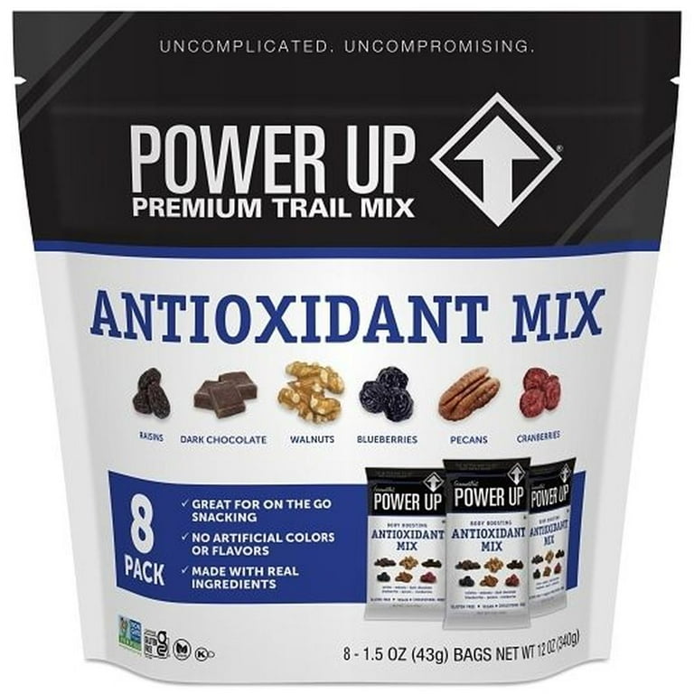 Gourmet Nut Power Up Antioxidant Mix, Dried Cranberry, Raisin, 8ct