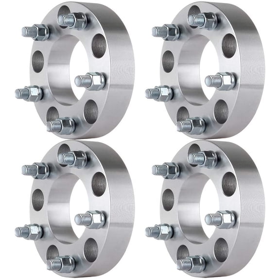 SCITOO 4Pcs 5x135 Wheel Spacers 1.5 inch Thread Pitch 14x2 Hub Bore 87.1mm 5 Lug Wheel Spacers Fit for for F-150 Heritage for F-150 Expedition Navigator Blackwood