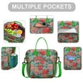 thumbnail image 2 of Bloom Print Insulated Cooler Bag - Large Leakproof Tote for Picnics, Travel & Work, Multi-Pocket Waterproof Thermal Design, 2 of 5