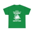 thumbnail image 2 of Never Underestimate Old Woman with A Side by Side T-Shirt, 2 of 2