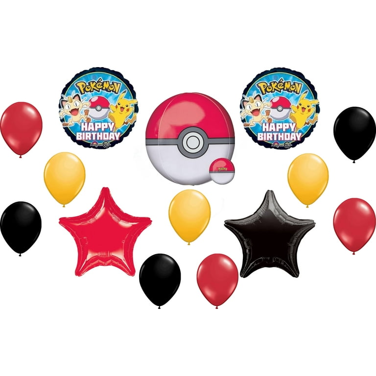 Orbz POKEMon GO Birthday Party Balloons Decoration Supplies Pikachu Game 