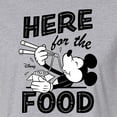 thumbnail image 3 of Disney - Mickey & Friends - Mickey Eating Noodles - Here for the Food - Juniors Cropped Cotton Blend T-Shirt, 3 of 5