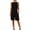 Black, variant on mihongmao Ladies Beach Outfits 2 Piece Sets 2-piece Fashion Women's Sleeveless Top and Loose Pocket Pants Set Pink 2X