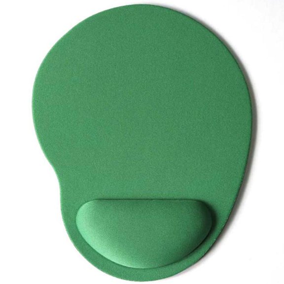 Soft Non Slip Ergonomic Sponge Wrist Rest Mice Mat Wrist Support Mouse Pad GREEN