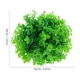 thumbnail image 2 of unbranded  Artificial Grass Ball Decorative Balls Fake Mat Garden Spheres Green, 2 of 8