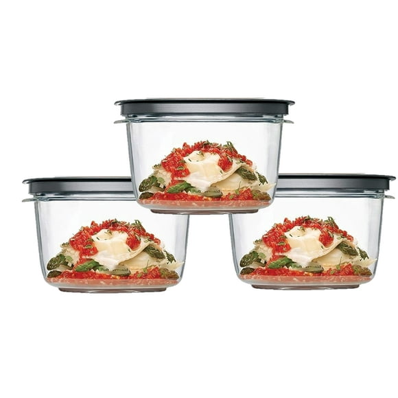 Set de almacenamiento de alimentos Utensilux Rubbermaid Premier 7 Cup x3