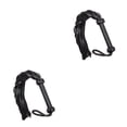 thumbnail image 1 of Billuyoard Accesorios para látigo para montar a caballo, accesorios universales de cuero Artificial para azotar caballos, accesorio de negro 2piezas, 1 of 6