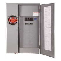 Square D By Schneider Electric SC3040M200PS 200-Amp Combination Meter Socket/Load Center