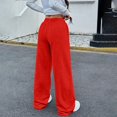 thumbnail image 5 of Hearthz Wide Leg Sweatpants Women High Waist Trousers Women Fall Soft Fleece Womens Sweatpants Cotton Joggers for Women, 5 of 6