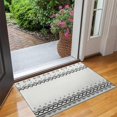 thumbnail image 2 of Bohemian Retro Floral Non-Slip Entryway Door Mat,Boho Indoor Decor Durable Low Plush Door Mat,Washable Welcome Rug for Patio Hallway Home Decor 17x30 Inches, 2 of 7