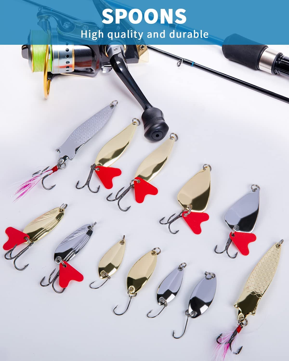  Sampler Bundle - Assorted Fishing Lures And Soft Baits For Bass  Fishing - Includes Bandito Bug And Blazin Worm - Essential Fishing Gear And  Accessories For Your Tackle Box