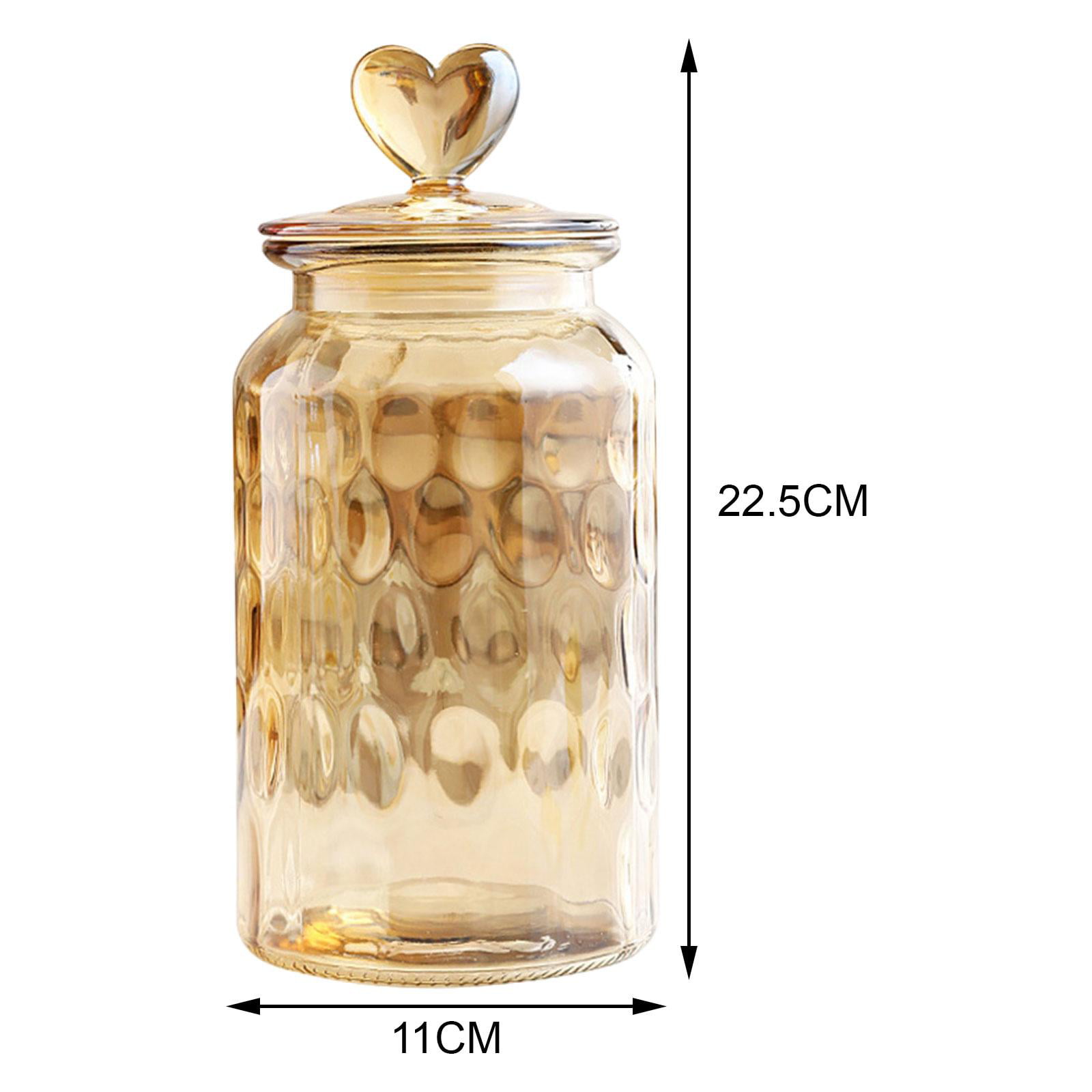  14oz/400ml Clear Glass Food Storage Containers Set Airtight  Food Jars with Bamboo Wooden Lids Kitchen Canisters For Sugar, Candy,  Cookie, Rice and Spice Jars - Set of 12 : Home 