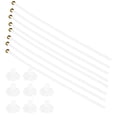 thumbnail image 4 of Miangastore Vehicle Flag Rack Cylindrical 8Pcs 12.6x1.2in, 4 of 9