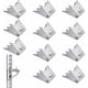 thumbnail image 1 of 12 Uds. Clip para refrigerador de acero inoxidable 304, Clip plateado para estantes de refrigerador, Clips de soporte para estante de refrigerador, 1 of 5